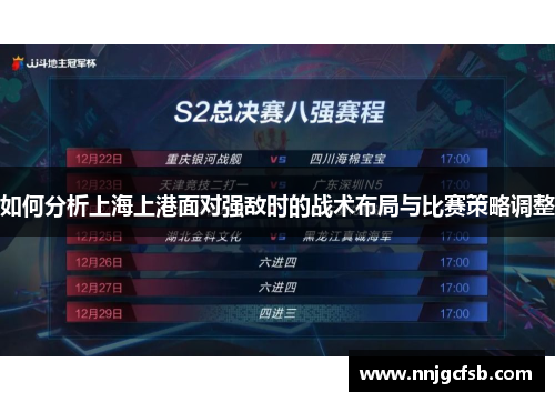 如何分析上海上港面对强敌时的战术布局与比赛策略调整